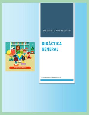 Didáctica General Concepto 2026