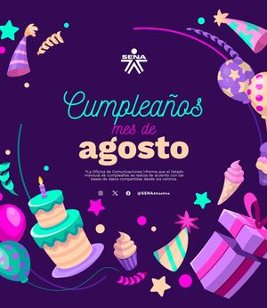 Cumpleaños mes de agosto 2026