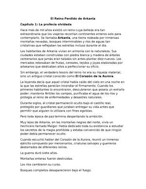 El Reino Perdido De Arkania