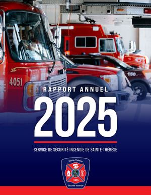 Rapport Annuel 2025 - Service de sécurité incendie