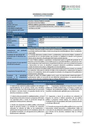 Politicas Publicas & Garantismo Constitucional