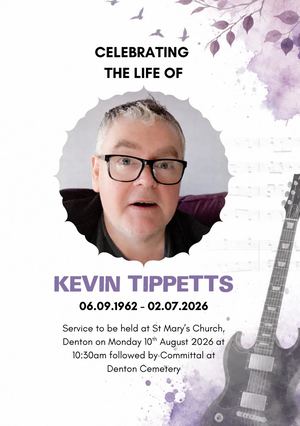 A5 Kevin Tippetts Order Of Service