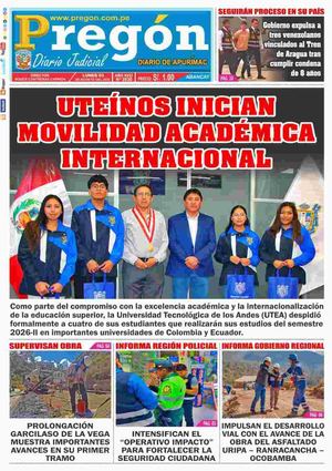 2026 08 03 Diario Pregon Apu