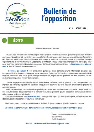 Le Bulletin De L’opposition (2)
