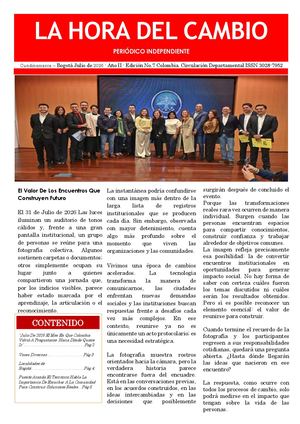 Julio De 2026 Periodico La Hora Del Cambio