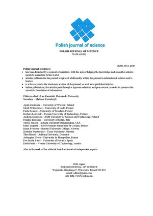 Polish Journal Of Science №100 (2026)