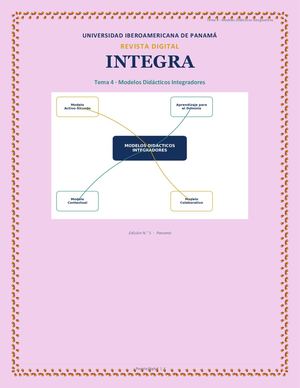 Revista Modelos Didacticos Integradores
