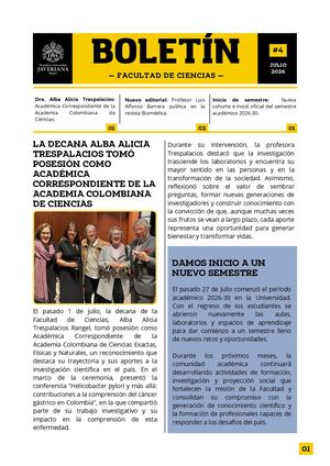Boletín Julio 2026