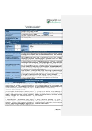 Ordenamiento Territorial & Riesgos