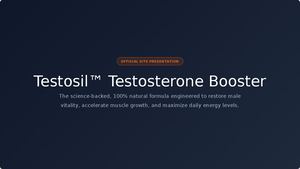 Testosil Testosterone Booster Official Site