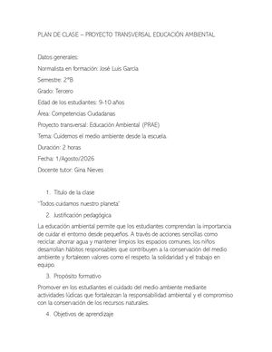 Plan Clase Jose Luis García