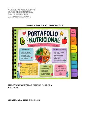 Portafolio Nutricional Helena