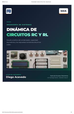 Revista Educativa: Condensadores y Circuitos RC y RL