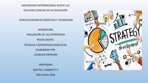 Revista digital Técnicas y estrategias didácticas