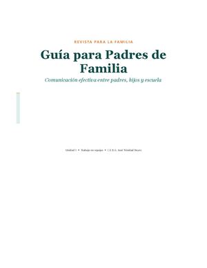 Guia Para Padres Comunicacion Efectiva