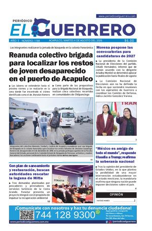 Martes 4 de agosto del 2026