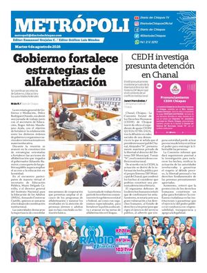 Metropoli Martes 4 De Agosto 2026