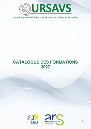 URSAVS Catalogue de Formation 2027