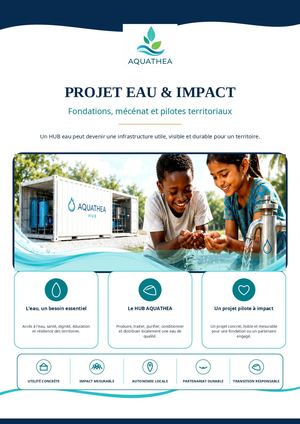Brochure Aquathea Hubs Fondations Mecenat