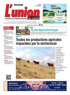 L'union Du Cantal N°3909