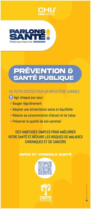 Santé publique | Dérouleur Parlons santé