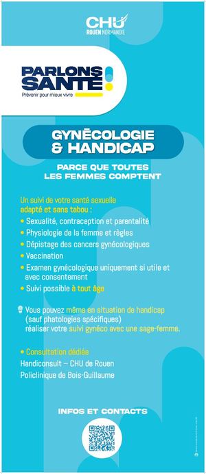 Gynécologie et handicap | Dérouleur Parlons santé