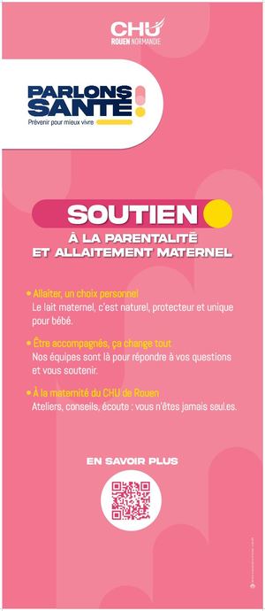 Soutien à la parentalité et allaitement maternel | Dérouleur Parlons santé