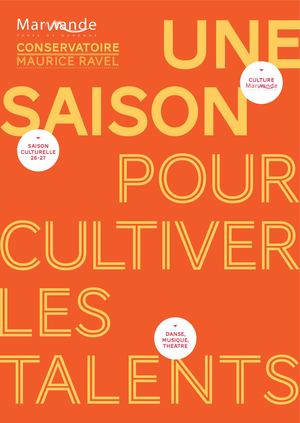 Conservatoire Maurice Ravel | Saison 2026-2027