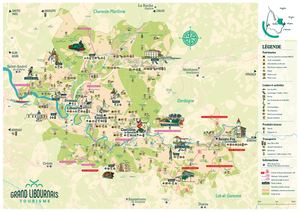 Carte Touristique Grand Libournais Com Together