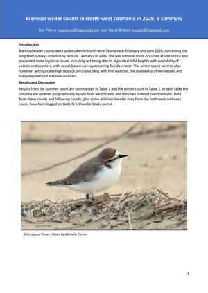 TBR SUMMARY OF BIANNUAL WADER Count2