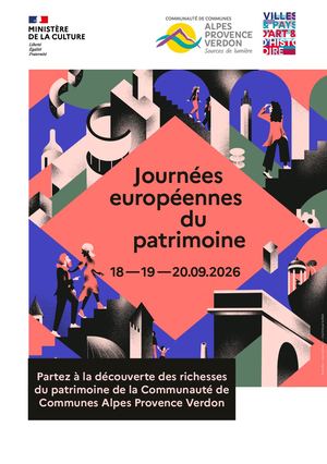 Journées Européennes du Patrimoine 2026 CCAPV