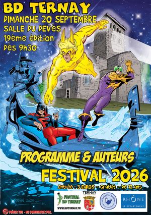 FESTIVAL BD TERNAY 20/9 : demandez le programme !