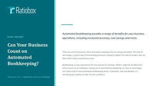 Automated Bookkeeping: Benefits, Challenges and What UK Businesses Should Know