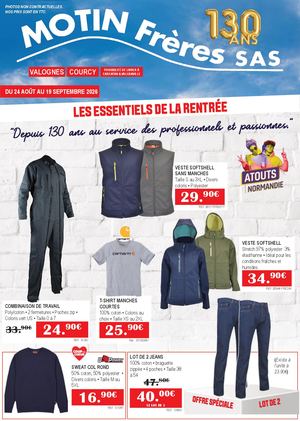 Les essentiels de la rentrée