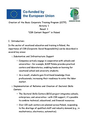 BGM Activity 1 Result 1 Overall Report