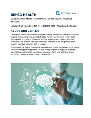 Benzo Health | Mental Health Treatment & Recovery Support Florida