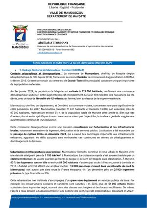 Contribution Au Livre Blanc Sur Les Fonds Européens