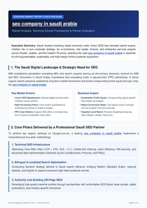 Seo Company In Saudi Arabia