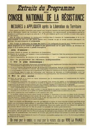Programme du CNR (Livret)