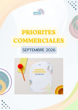 Priorites Commerciales Septembre