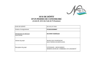 Dépôt PC0626282600007