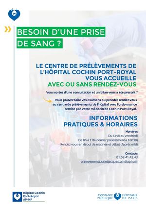 Flyer Centre De Prélèvements