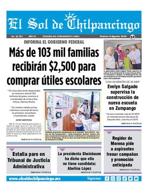 El Sol De Chilpancingo 4 Agosto 2026 Compressed