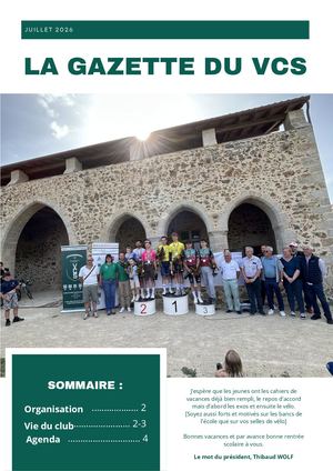 Newsletter Juillet