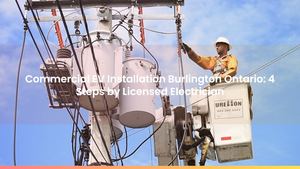 Commercial EV Installation Burlington Ontario: 4 Steps by Licensed Electrician