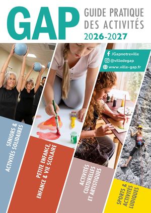 GUIDE DES ACTIVITES VILLE DE GAP 2026/27