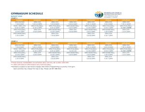 Open Gym Aug 2026
