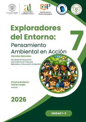 Exploradores del entorno. Pensamiento ambiental en accion
