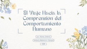 "El viaje hacia la comprensión del comportamiento humano" portafolio de percepción, emoción y motivación