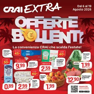 Volantino Crai Codè Extra dal 6 al 19 agosto